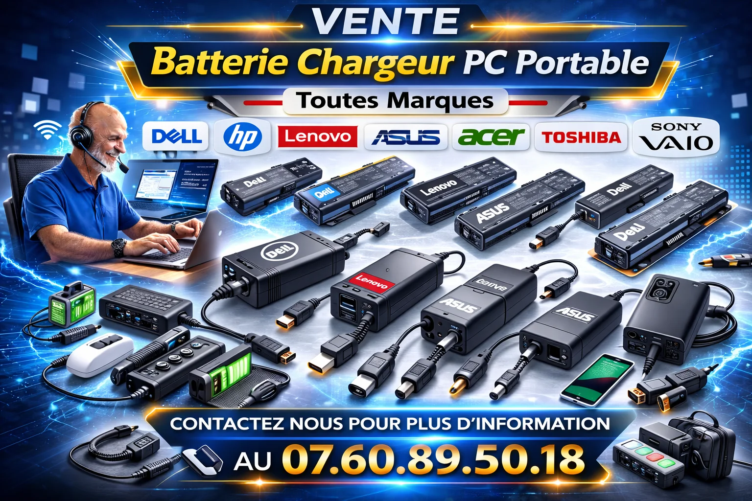 Forfait informatique Interventions à domicile et en atelier pour toutes intervention majeurs. - image 8