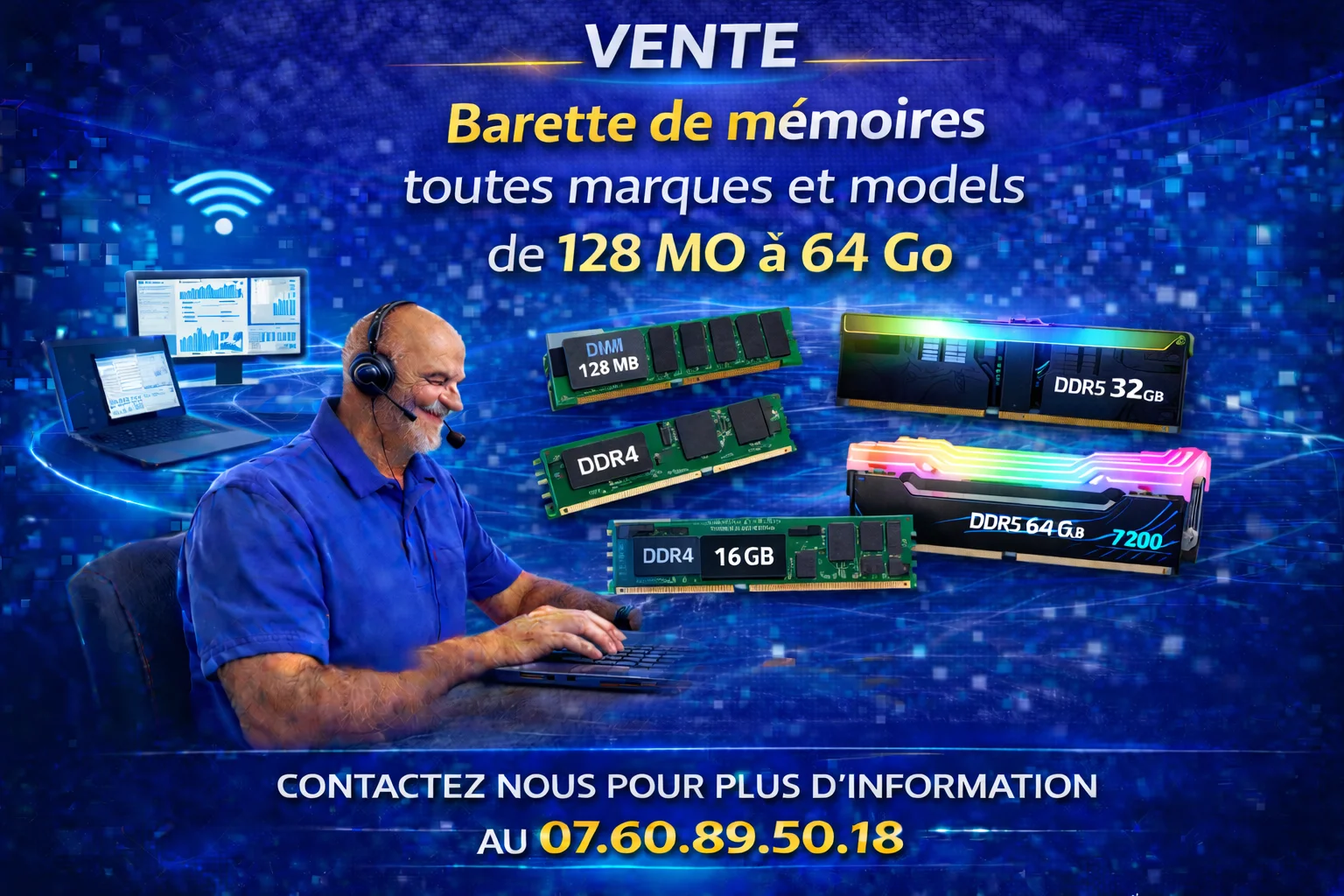 RAM - Barrette Mémoire RAM KINGSTON KVR1333D3N9/2G 2 Go 1333 MHz - PC3-10600U 