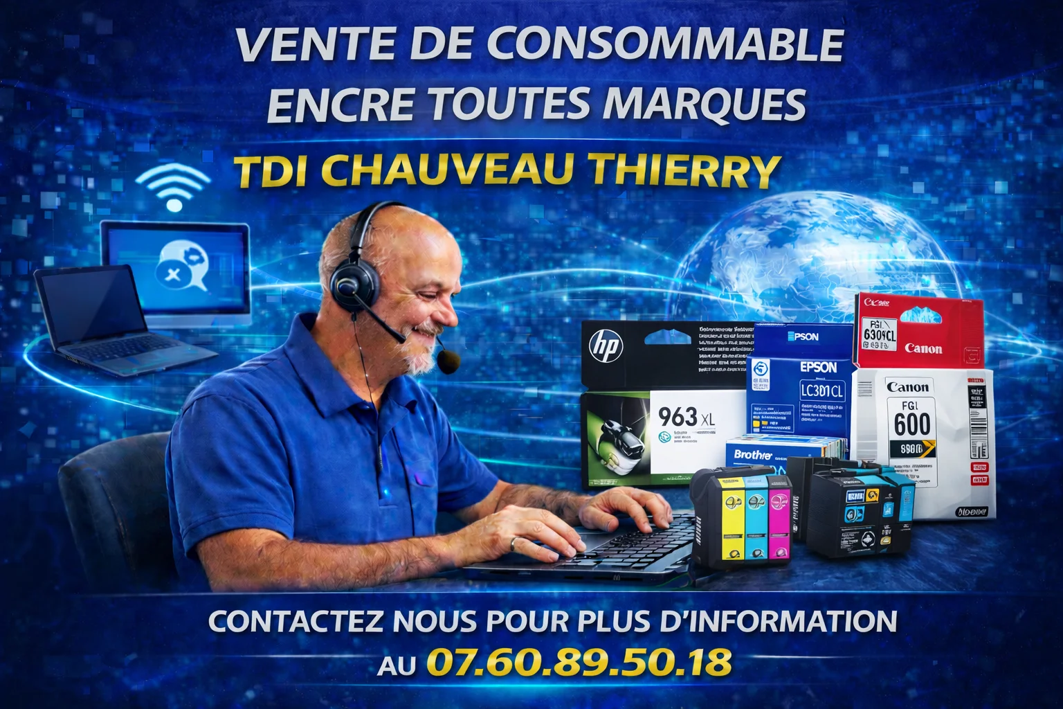 Epson : Recharge Encre Thank et ET type compatible - 101 | 102 | 103 | 104 - en bidon liquide neuf