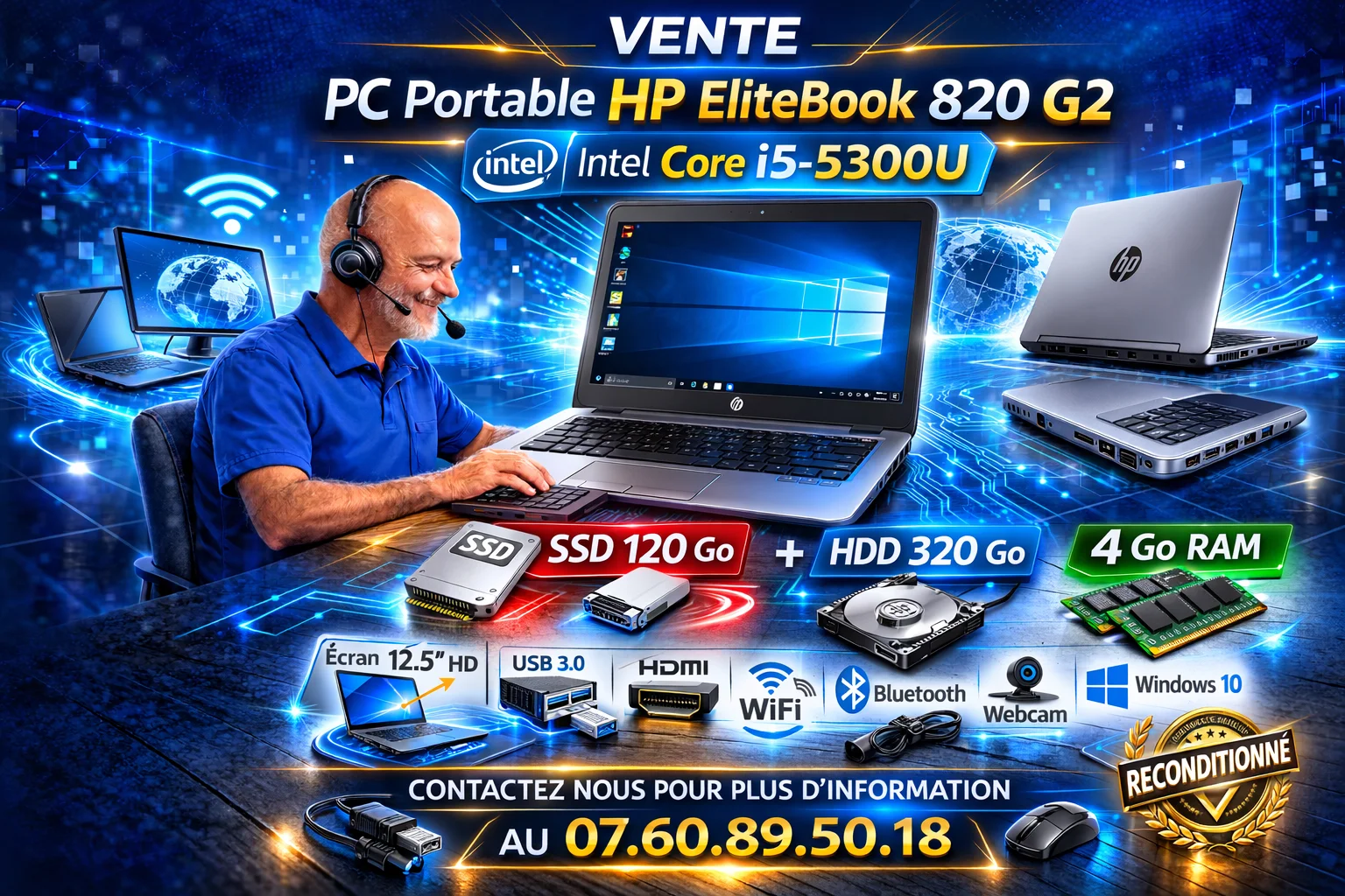 Forfait informatique Interventions à domicile et en atelier pour toutes intervention majeurs. - image 24