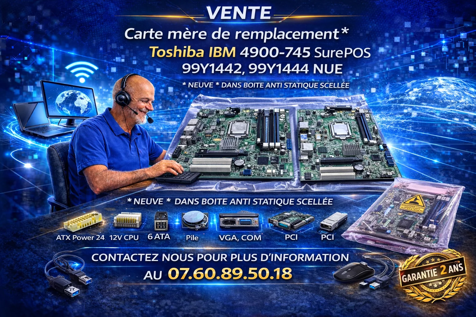 Forfait informatique Interventions à domicile et en atelier pour toutes intervention majeurs. - image 22