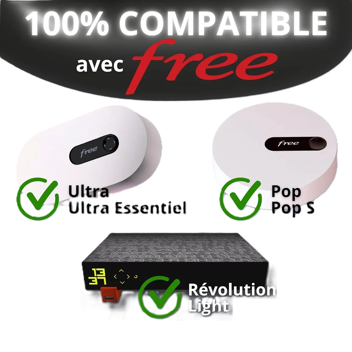 Câble Fibre Optique Blindé - FREE Freebox Pop, Pos S, Ultra, Ultra Essentiel, Révolution Light - Rallonge/Jarretières/APC à SC/UPC Renforcé - Garantie 10 Ans - Blanc