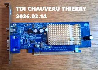 Carte graphique Gigabyte GV-RX30HM128T 128MB VGA VIDEO OCCASION